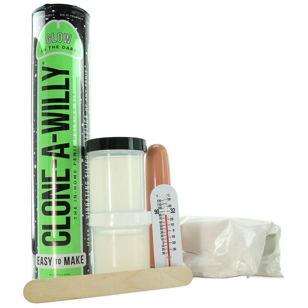 Clone-A-Willy Vibrator (Glow in the Dark Green)