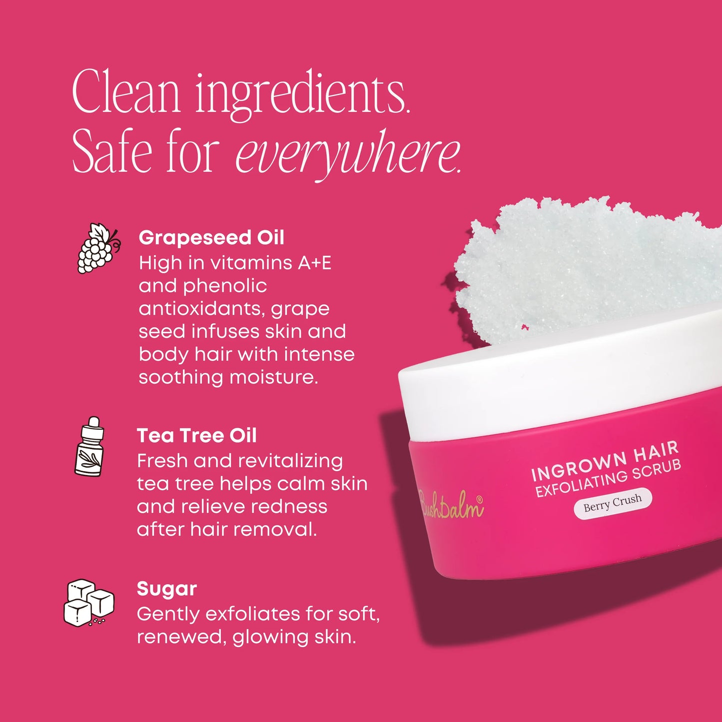 Berry Crush Ingrown Hair Exfoliating Scrub