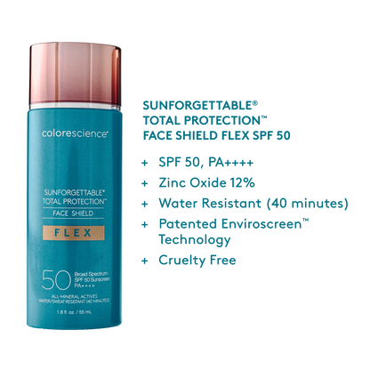 Sunforgettable® Enviroscreen® Protection Face Shield Flex SPF 50 (Deep)