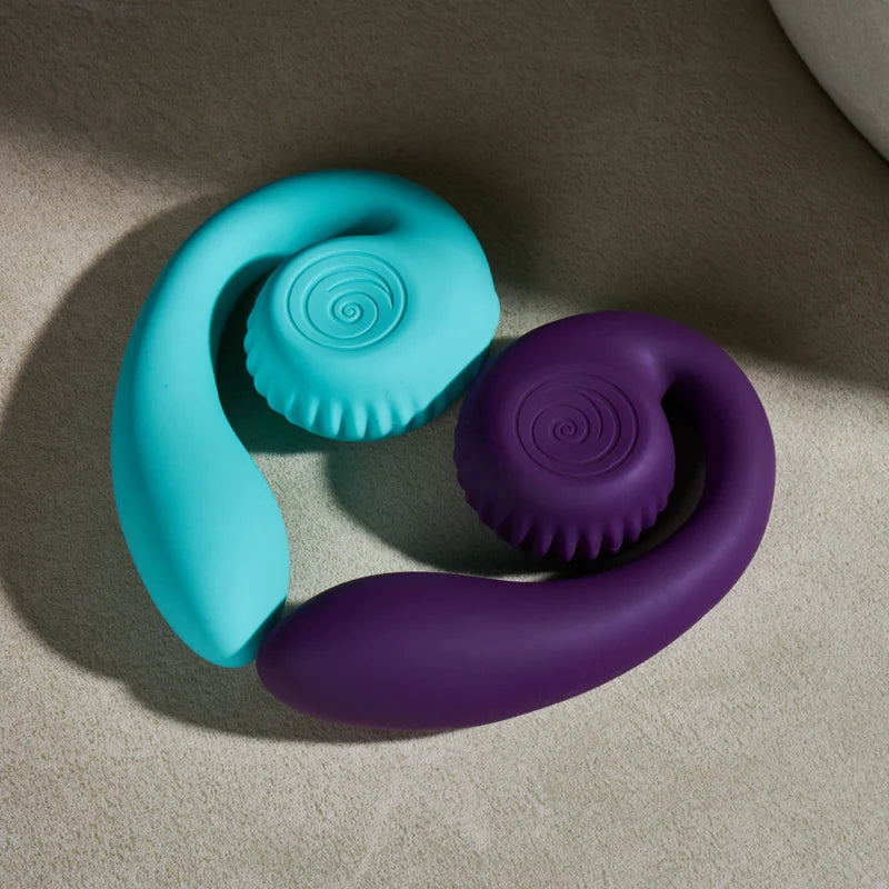 Snail Gizi Dual G-Spot Vibrator (Teal)