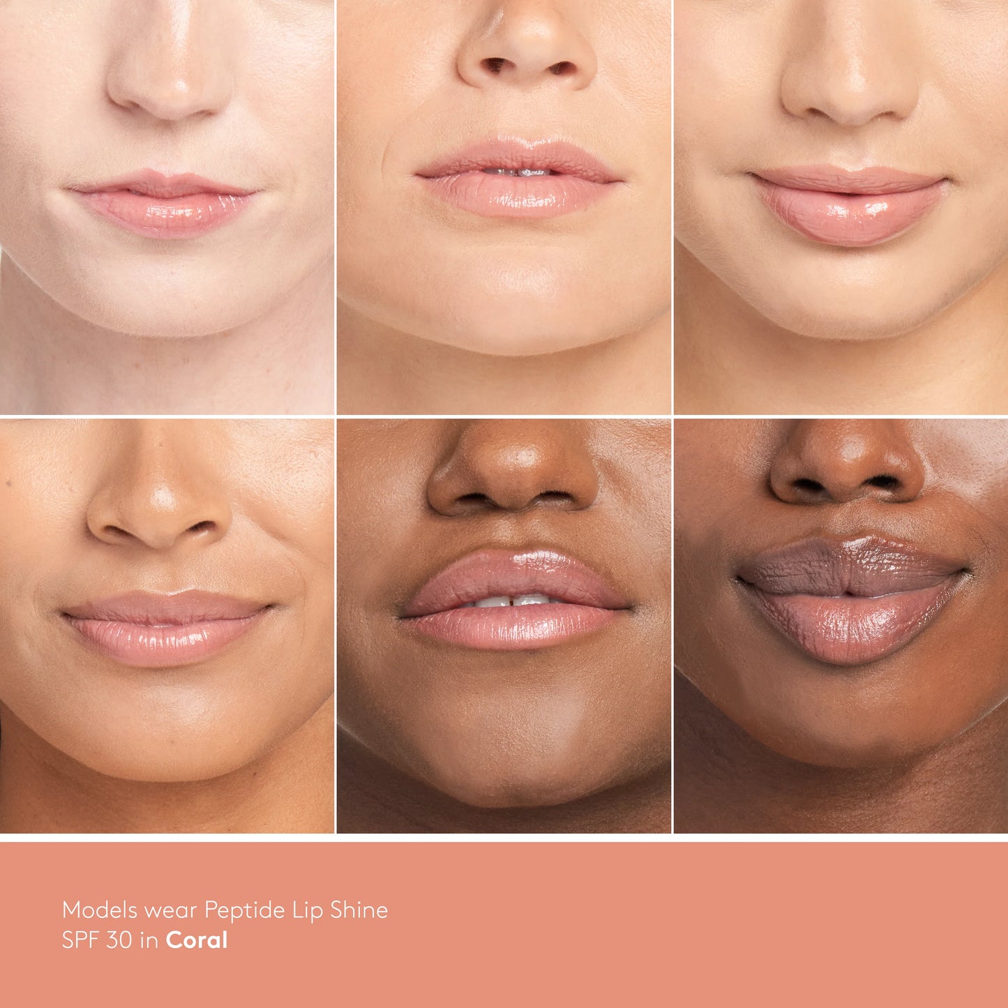 Peptide Lip Shine SPF 30 (Coral)