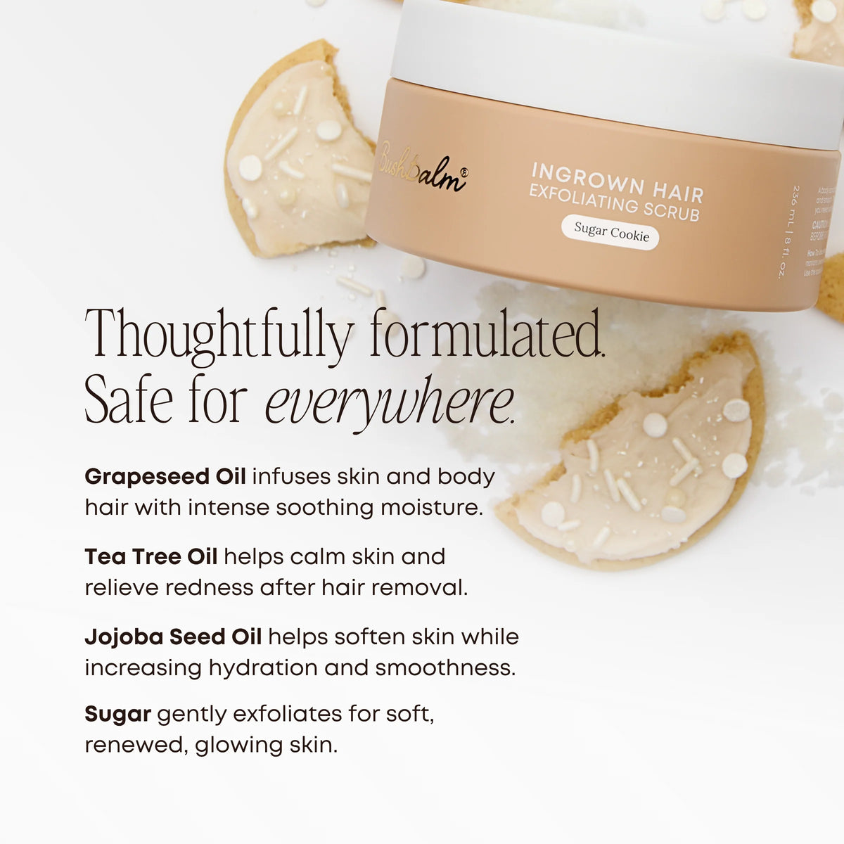 Sugar Cookie Ingrown Hair Exfoliating Scrub