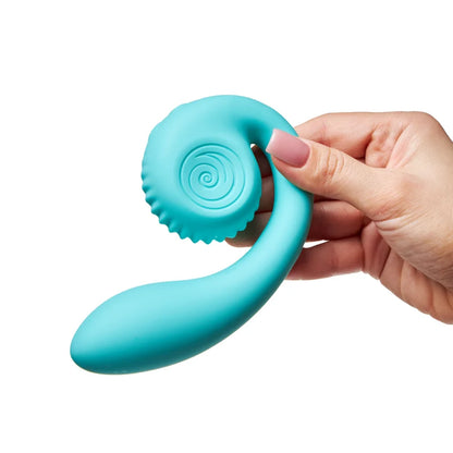 Snail Gizi Dual G-Spot Vibrator (Teal)