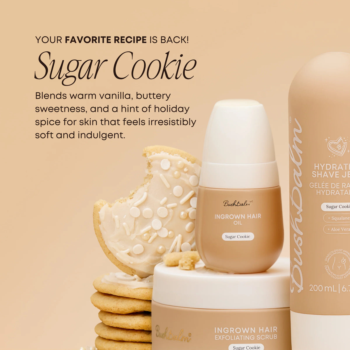 Sugar Cookie Ingrown Hair Exfoliating Scrub