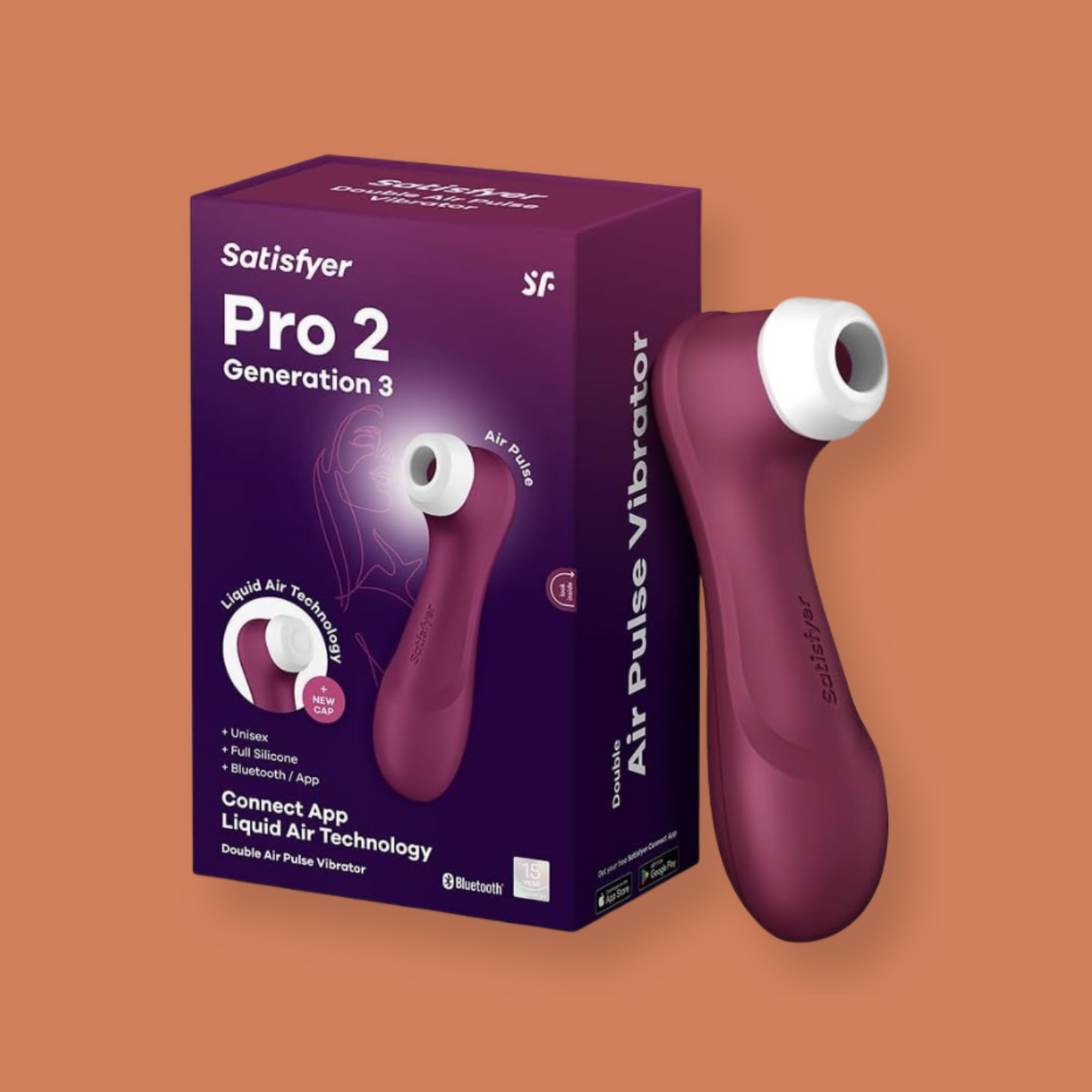 Air Pulse Pro 2 Generation 3 + Bluetooth (Wine Red)