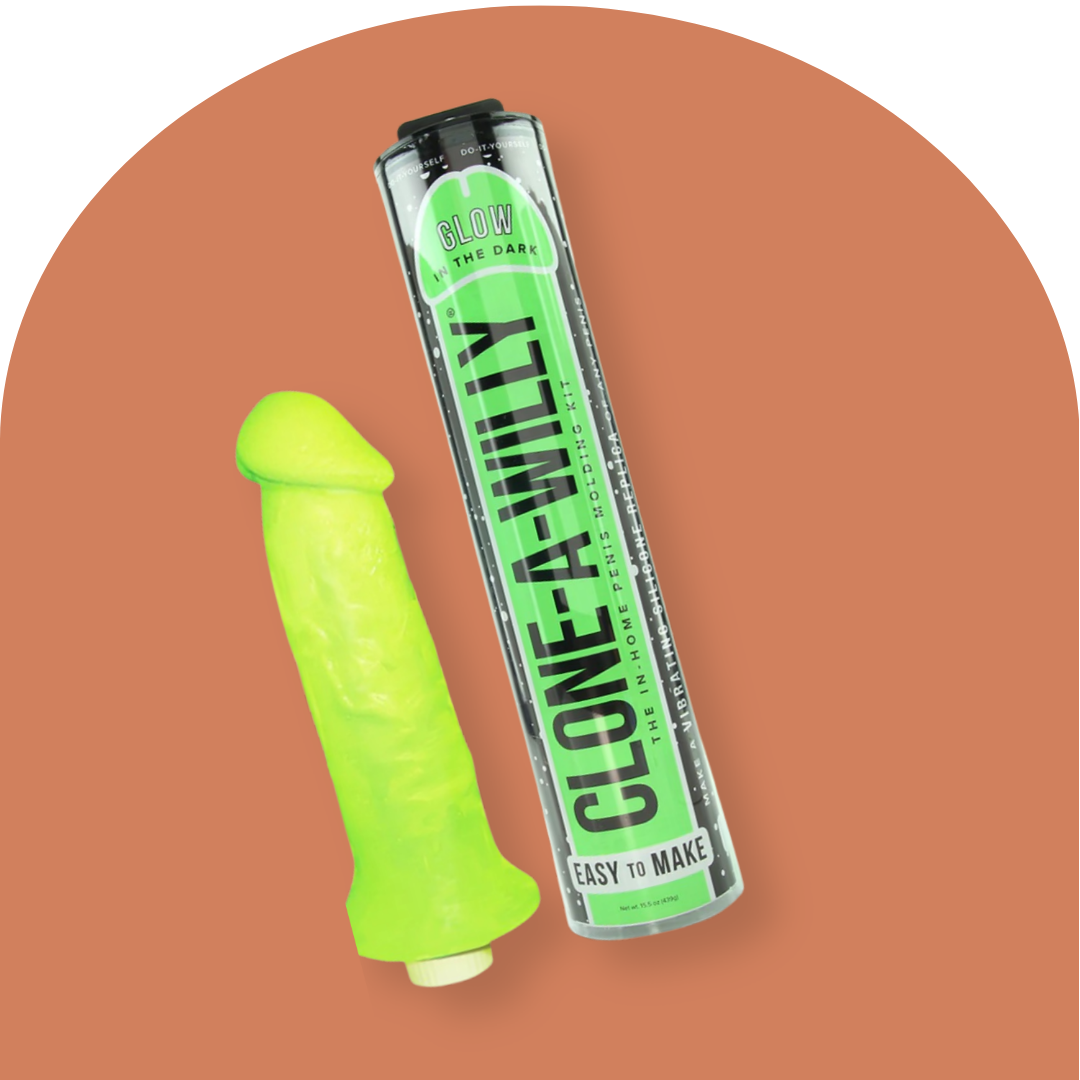 Clone-A-Willy Vibrator (Glow in the Dark Green)