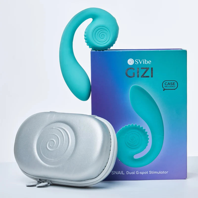 Snail Gizi Dual G-Spot Vibrator (Teal)