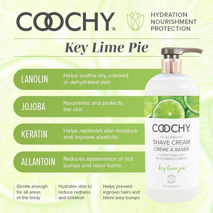 Coochy Shaving Cream 15mL (Key Lime Pie)