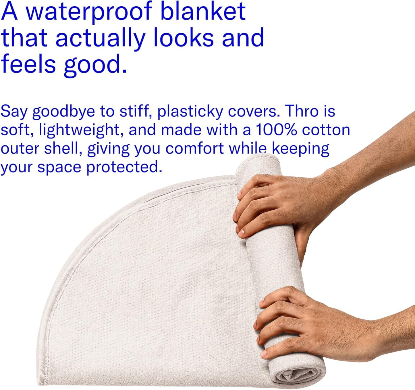 Thro Waterproof Sex Blanket (Oat)