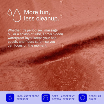 Thro Waterproof Sex Blanket (Copper)