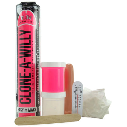 Clone-A-Willy Vibrator (Glow in the Dark Hot Pink)