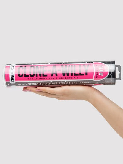 Clone-A-Willy Vibrator (Glow in the Dark Hot Pink)