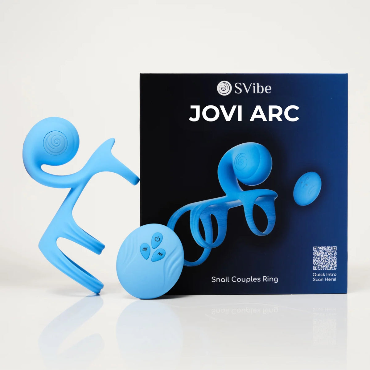 Snail Jovi Arc Couples Ring (Blue Haze)