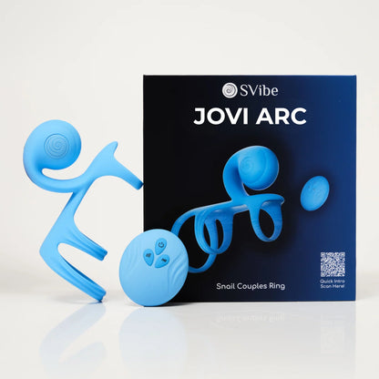 Snail Jovi Arc Couples Ring (Blue Haze)