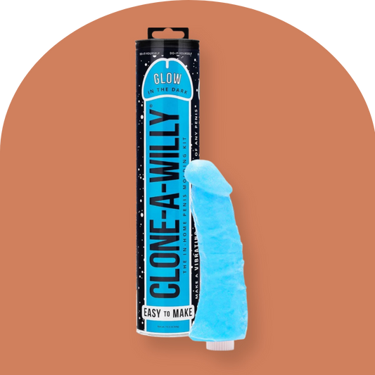 Clone-A-Willy Vibrator (Glow in the Dark Blue)
