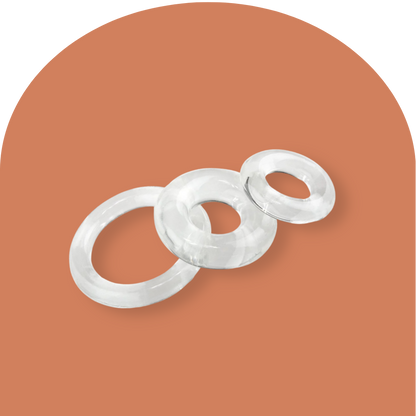 RingO X3 Super Stretchy Erection Rings (Clear)