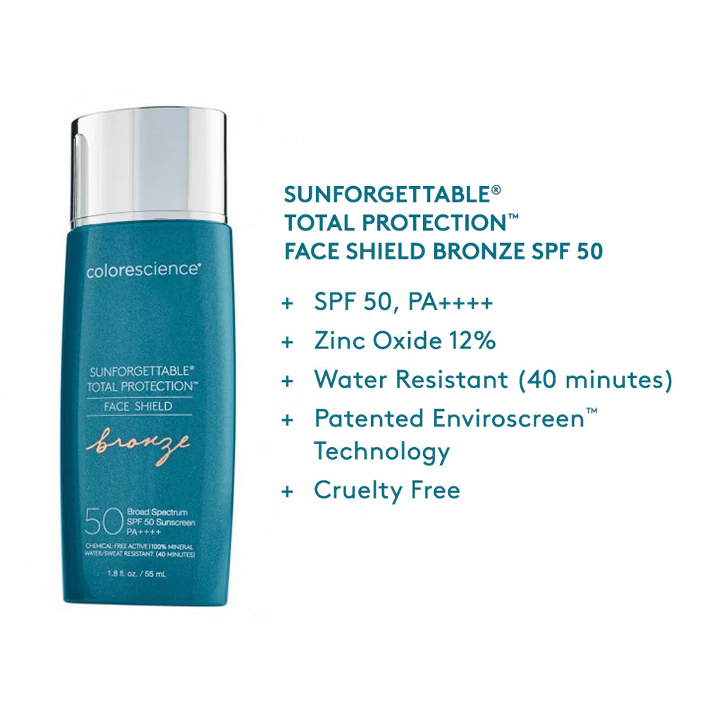 Sunforgettable® Enviroscreen® Protection Face Shield SPF 50 (Bronze)