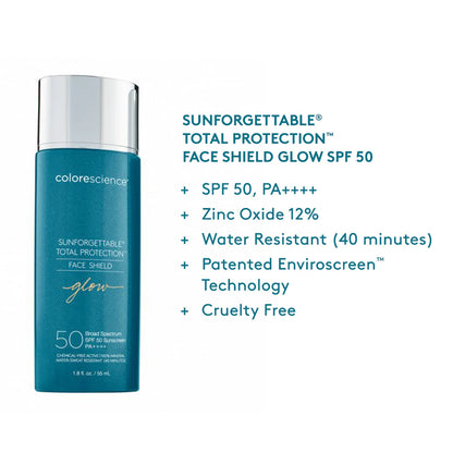 Sunforgettable® Enviroscreen® Protection Face Shield SPF 50 (Glow)