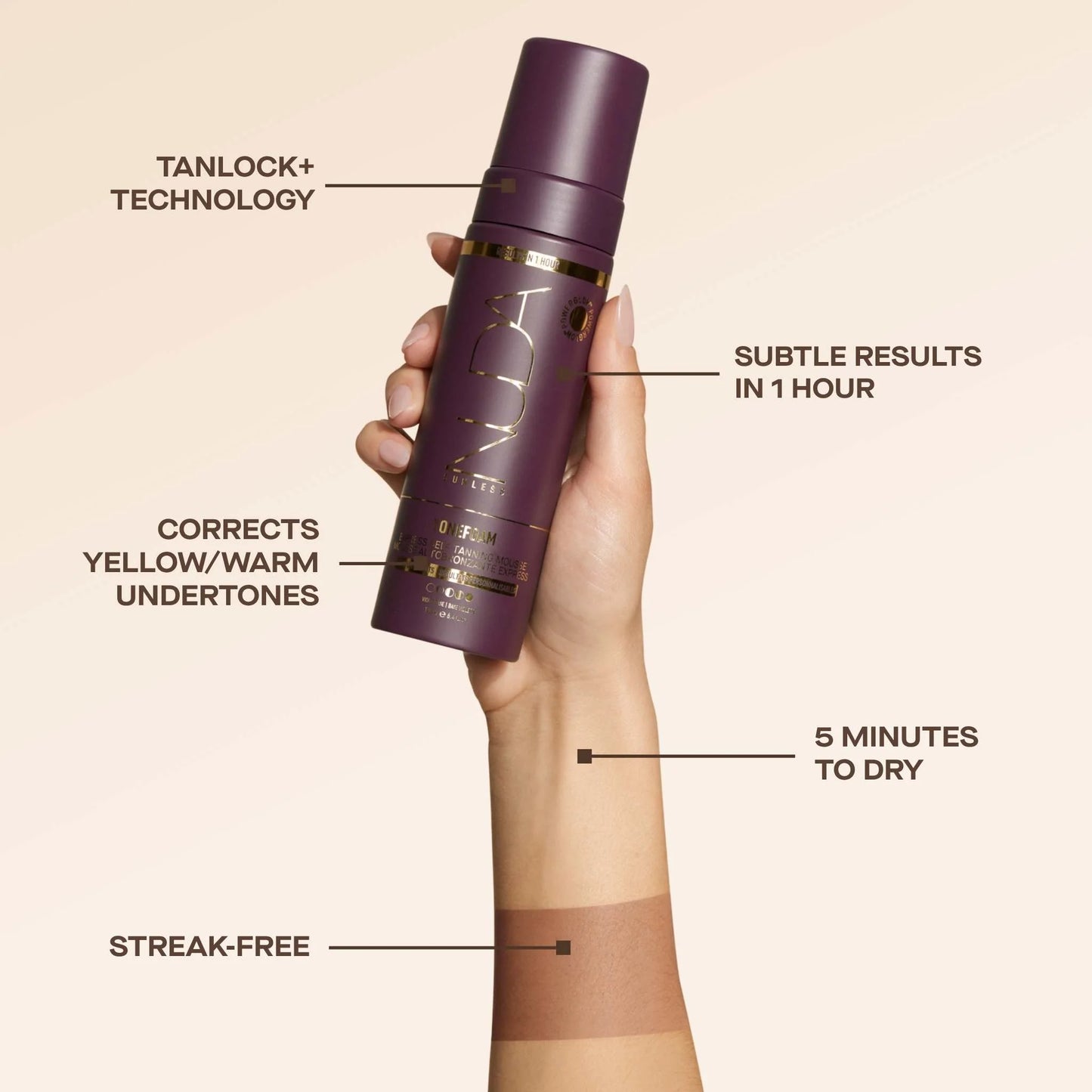 Self Tanning Mousse (Violet)
